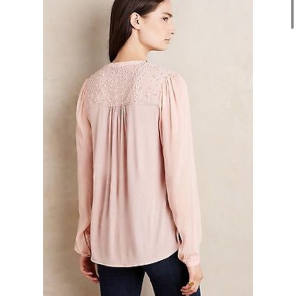 💓NEW💓Anthropologie dusty rose blouse by Tiny - Picture 7 of 7
